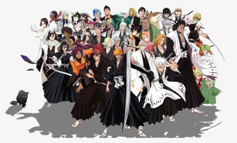 Bleach Png Free Background - Bleach Wallpaper All Characters, Transparent Png, Transparent PNG