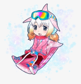 Chinese White Dolphinslopes - Cartoon, HD Png Download, Transparent PNG