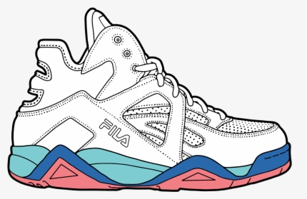 Fila The Cage X Pink Dolphin “white” - Sneakers, HD Png Download, Transparent PNG