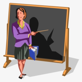 Vector Illustration Of Businesswoman Professor, Teacher, - Clipart Of Teachers, HD Png Download, Transparent PNG