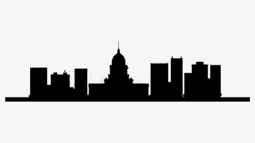 Charleston Skyline Silhouette Gray, HD Png Download, Transparent PNG