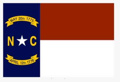Vector Flag Of North Carolina - North Carolina State Flag, HD Png Download, Transparent PNG
