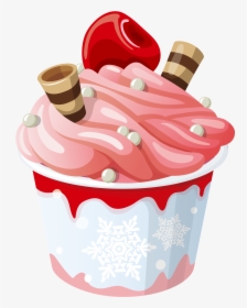 Ice Cream French Cuisine Fudge Sundae, HD Png Download, Transparent PNG