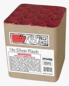16 Shot Silver Flash - Carton, HD Png Download, Transparent PNG