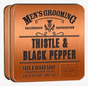 Face And Beard Soap In A Tin - Scottish Fine Soaps, HD Png Download, Transparent PNG