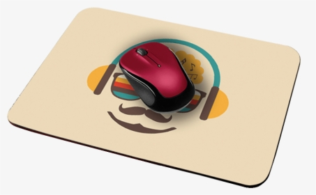 Musical Hipster Designer Leather Mouse Pad - Fast Food, HD Png Download, Transparent PNG