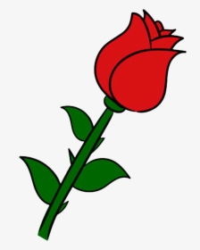 Step How To Draw A Rose, HD Png Download, Transparent PNG