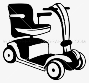 Adult Scooter Clipart Jpg Freeuse Stock Adult Electric - Clip Art Mobility Scooter Cartoons, HD Png Download, Transparent PNG