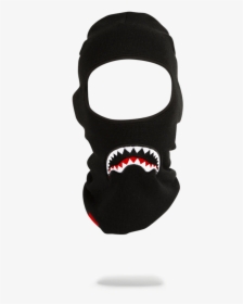 Sprayground Shark Ski Mask Ski Mask     Data Image - Black Transparent Ski Mask, HD Png Download, Transparent PNG