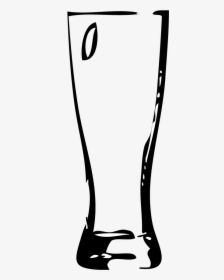 Beer Glass Clipart Black And White, HD Png Download, Transparent PNG