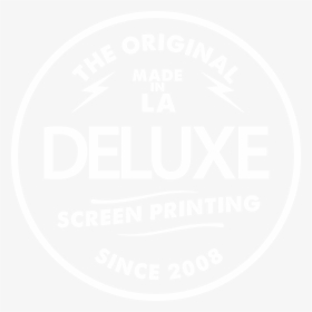 Logo - Deluxe Screen Printing Logo, HD Png Download, Transparent PNG