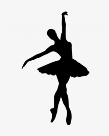 Ballet Dancer Wall Decal - Ballerina Silhouette, HD Png Download, Transparent PNG