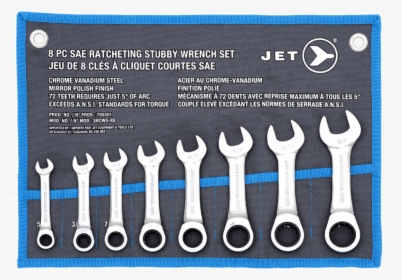 Jet Stubby Ratcheting Wrench Sets Mechanic Tools - Wrench, HD Png Download, Transparent PNG