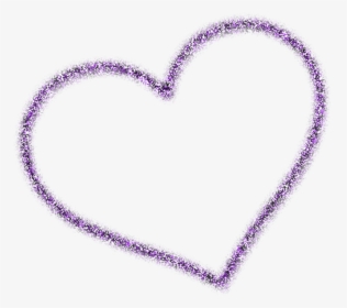 Purple Glitter By Carlyflower - Sparkle Glitter Heart Png, Transparent Png, Transparent PNG
