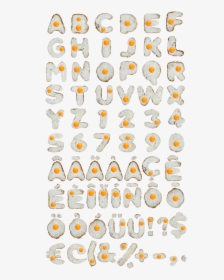 Photo Eggs Font Alphabet - Typography, HD Png Download, Transparent PNG