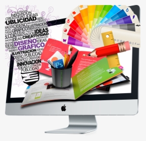 Laptop O Pc Para Diseño Grafico - Informatica Aplicada Al Diseño Grafico, HD Png Download, Transparent PNG