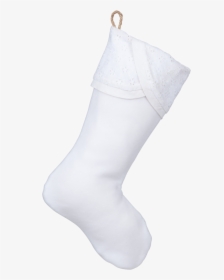 Christmas Stocking White Transparent, HD Png Download, Transparent PNG