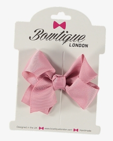 Bowtique London Pink Grosgrain Bow Hair Clip - Wedding Favors, HD Png Download, Transparent PNG