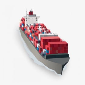 Sea Freight From London - Container Ship Clipart Free, HD Png Download, Transparent PNG