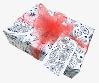 Lindageez Wildflower Printed Tissue Paper Gift Package - Rose, HD Png Download, Transparent PNG