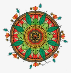 Mandala Folha Icon - Circle, HD Png Download, Transparent PNG