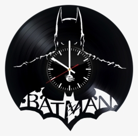 Batman Handmade Vinyl Record Wall Clock Fan Gift Big - Chronometer Watch, HD Png Download, Transparent PNG