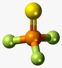 Thiophosphoryl Fluoride Molecule Ball - Does Fluoride Molecule Look Like, HD Png Download, Transparent PNG