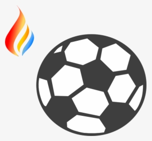 Maron Flame Logo 8 Svg Clip Arts - Blue Soccer Ball Clipart, HD Png Download, Transparent PNG