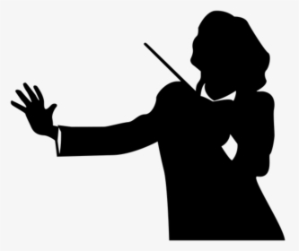 Silhouette Music Conductor, HD Png Download, Transparent PNG
