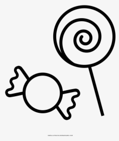 Candies Coloring Page - Circle, HD Png Download, Transparent PNG