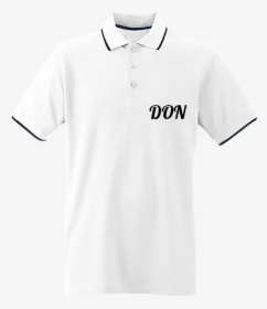 Mens Official Don Border Neck Polo Shirt Plain 1 Logo - Polo Shirt, HD Png Download, Transparent PNG