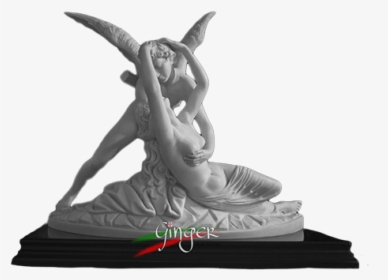 Amore E Psiche, Love And Cupido, Cupido And Psyche, - Statue, HD Png Download, Transparent PNG