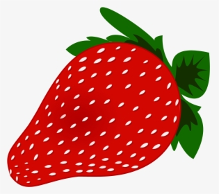 Word Strawberry Clipart - Transparent Background Strawberry Clipart, HD Png Download, Transparent PNG