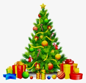 Christmas Tree Cartoon Clipart Christmas Tree Christmas - Christmas Tree Clipart Hd, HD Png Download, Transparent PNG