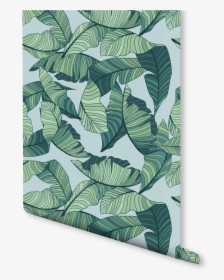 Illustrative Banana Leaf Wallpaper - Tropical Wallpaper Pink, HD Png Download, Transparent PNG