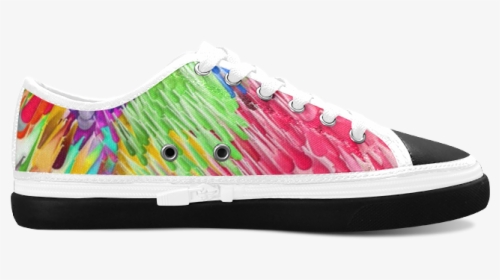 Paint Splashes By Artdream Women S Canvas Zipper Shoes - Skate Shoe, HD Png Download, Transparent PNG