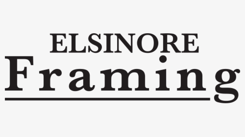 Elsinore Framing - Black-and-white, HD Png Download, Transparent PNG