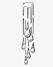Water, Outline, Cartoon, Rain, Drop, Coloring, Drops - Cartoon Rain Drops, HD Png Download, Transparent PNG