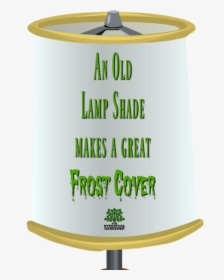 Great Garden Hints With An Old Lamp Shade - Child Care, HD Png Download, Transparent PNG