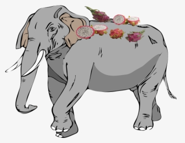 20190831 220400 - Elephant Clip Art, HD Png Download, Transparent PNG