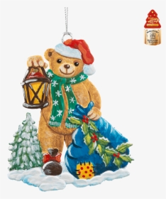 Christmas Bear - Illustration, HD Png Download, Transparent PNG