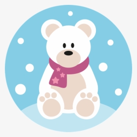 Winter Bear Cartoon Png, Transparent Png, Transparent PNG