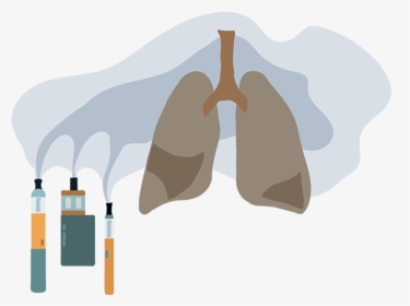 Vaping Causes Lung Disease - Vaping Related Illnesses, HD Png Download, Transparent PNG