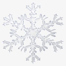 Free White Snowflakes Png - White Snowflake Vector Transparent, Png Download, Transparent PNG