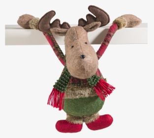 Clinging Moose - Stuffed Toy, HD Png Download, Transparent PNG
