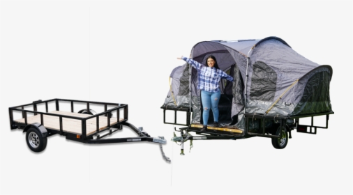 Camping Tent Trailer, HD Png Download, Transparent PNG