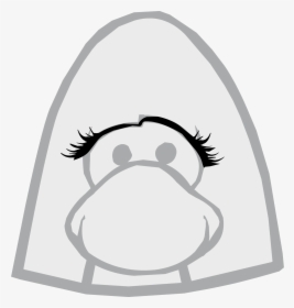 Cartoon Eyelashes Png - Club Penguin Eyelashes, Transparent Png, Transparent PNG