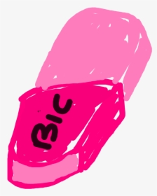 Pink Eraser Png, Transparent Png, Transparent PNG