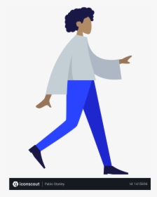Walking Man Illustration, HD Png Download, Transparent PNG