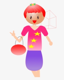Art,play,girl - Cartoon, HD Png Download, Transparent PNG